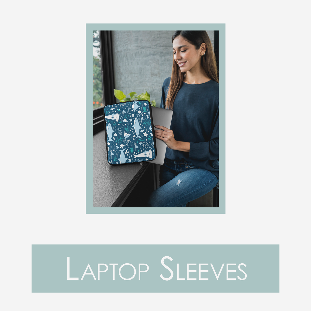 Laptop Sleeve  COLORFUL ZEBRA – The Sandy Seekat
