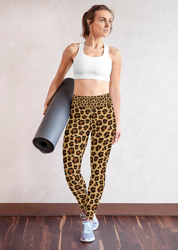 Bck6561 Sexy Sports Wear Women Leopard Print Yoga Leggings High Hip Peach  Pants Butt Lifting Scrunch Sports Tights Slim Fitness Leggings - China  Sports Fitness and Gym Workout Pants price | Made-in-China.com